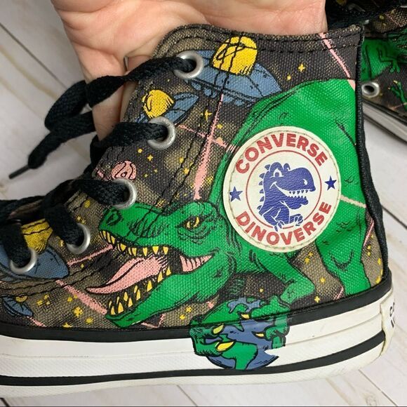 Converse Unisex-Junior Chuck Taylor All Star Interstellar Dino's Sneaker - Picture 7 of 13